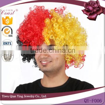 cheap World cup sports Germany fans afro wigs