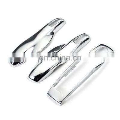 3Pcs/set Car Remote Fob Key Case Cover Mirror Chrome Key Shell Replace for Porsche Boxster Cayman 911 for Panamera Cayenne Macan