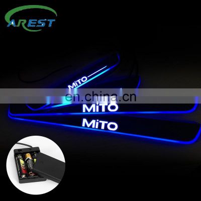 Streamed LED Door Sill For ALFA ROMEO MiTo 2008-2020 Door Scuff Plate Pedal Threshold Welcome Light Car Accessories