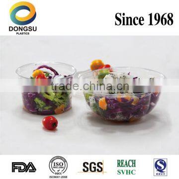 High Quality Custom Printed Plastic Cups Disposable Round Food Container Plastic Cups China Manufacturer Salad Cup photo-2