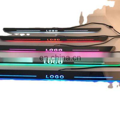 Led Door Sill Plate Strip Welcome Light Pathway Accessories for ford ranger dynamic sequential style