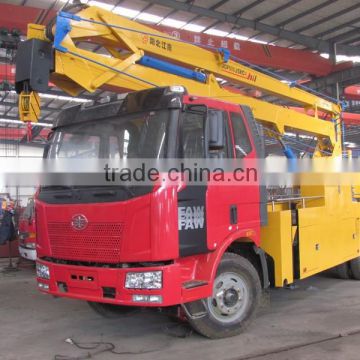 FAW 24m truck mounted aerial ladder platform