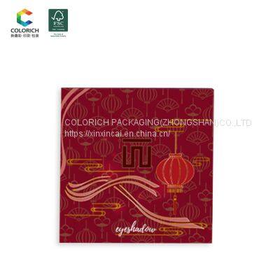 Empty 25 color eyeshadow palette custom magnetic eye makeup packaging container empty plastic eyeshadow palette packaging