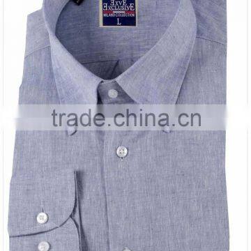 Linen fabric Shirt, Cemisa, Blue Dress shirt Slim fit shirt, slim-fit shirt, Dress shirt, Shirt, men shirt,