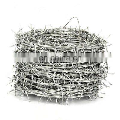 Razor Barb Wire Price Per Roll Galvanized Import Barbed Wire 500 M