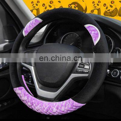 Plush Comfortable Female Version Universal Steering Wheel Cover photo-4