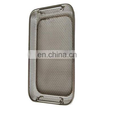 Stainless steel wire mesh basket medical disinfect basket