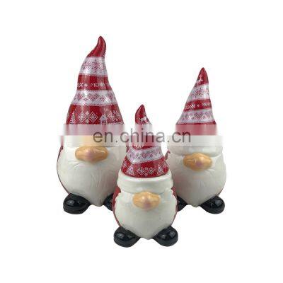 ceramic xmas baubles gift ideas santa claus christmas figures for decorations ornaments