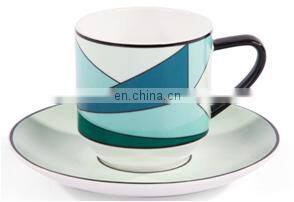 Coffee Mug Tea Cup Ceramic Cup for Top-table Ware Simple Ceramic Dinner Plate Porcelain Nordic Modern Dinnerware Sets Cup Kit photo-5