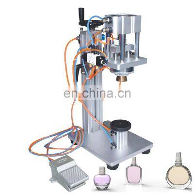 One-time Sealing Perfume Bottle Crimping Machine Pneumatic Control is Adopted