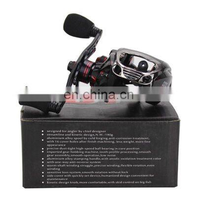 Perfect Baitcaster Reel Double Spool 10kg Drag 18+1BB Gear Bait Casting Fishing Reel