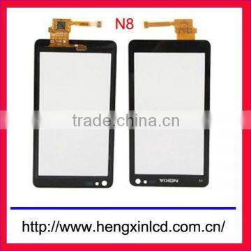 Genuine For Nokia N8 Digitizer Bezel Frame Glass Touch Screen Lens Pad Original and New