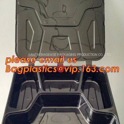 Takeaway Food Container Disposable Plastic Lunch Bento Box,square PLA Plastic Food Container,fast Food Package Essential photo-3