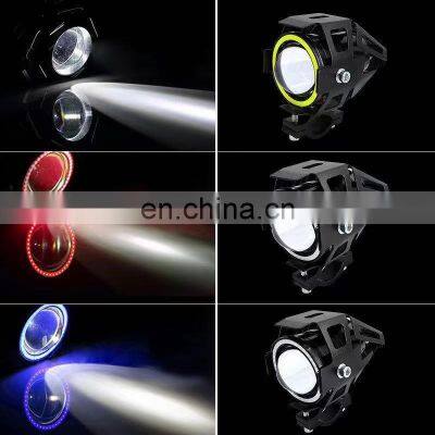 Hot Selling Angel Eyes Led Spot Light for Motorcycle Mini U7 Transformer Flash Led Light for Motorcycle photo-4
