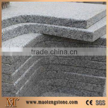 G603 Light Grey Granite Flamed Surface Coner Swimming Pool Copings