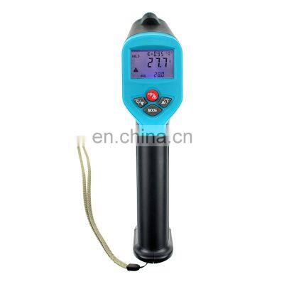 ALLOSUN EM528 Non-contact Digital IR Infrared Laser Thermometer Temperature Gun for Industry Meter LCD photo-2