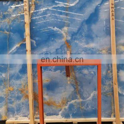 Blue Onyx Marble Slab , Blue Onyx Stone Tiles photo-2