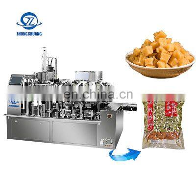 High Quality Continuous Cabinet Type Preservation Sealer Dry Food Egg Small Fish Vegetable Automatic Vacuum Packing Machine