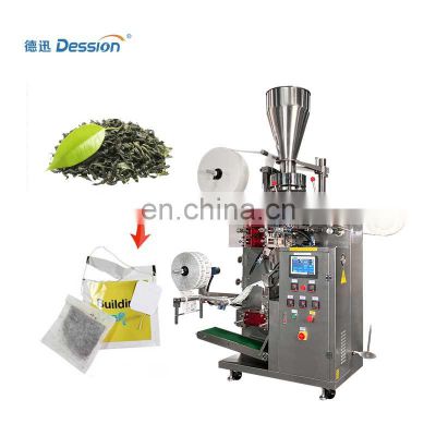 full automatic single filter paper tea bag packaging machine with line and label tea bag packing machine