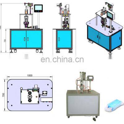 In Stock Ultrasonic Mask Ear Loop Welding Machine for Disposable Surgical Mask Earloop Welding Machine photo-3
