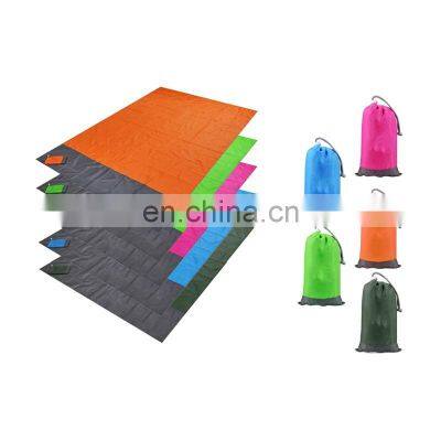 Oversize Beach Blanket Pocket Picnic Mat Portable  Sand Free Beach Mat Waterproof  Camping Mat