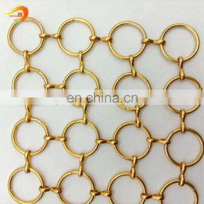 High Quality Copper Wire Custom Diameter Chainmail Metal Ring Mesh