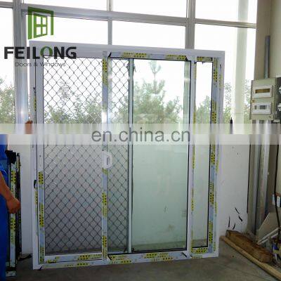 modern design side open security door aluminium glass doors sliding glass doors