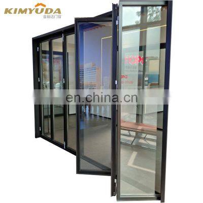 Tinted Glass Manufacturer Residential Bifold Doors High Performance Commercial Building Folding Door