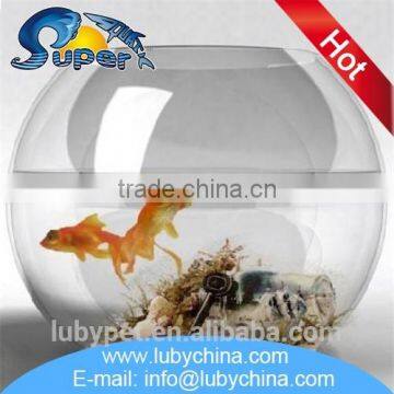 High quality large glass fish bowl for wholesales