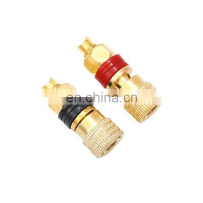 Mini Banana Connector 4MM Socket Jack Connector Binding Post Nut