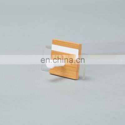 Direct Factory Supply Customized Logo Bamboo Home Improvement Wall Hanger Adhesive Kitchen Hook Key Hangers For Wall photo-5