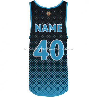 2023 Round Neck Styles Fashionable Sublimated Basketball Jersey From China photo-2