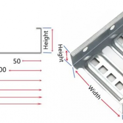 Standard Gi Galvanized Steel Metal Perforated Cable Tray photo-4