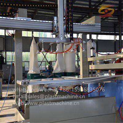 PVC WOOD PLASTIC FOAM BOARD EXTRUDER MACHINE/WPC FURNITURE BOARD EXTRUSION LINE/WPC CABINET BOARD MAKING MACHINE,HIGH QUALITY