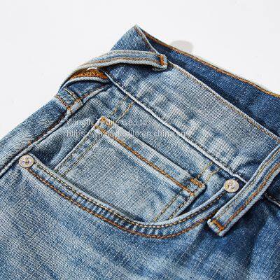 Mens Selvedge Jeans Washed Denim Jean Premium Best Selvedge Jeans Pants Custom Jean Manufacturers photo-5