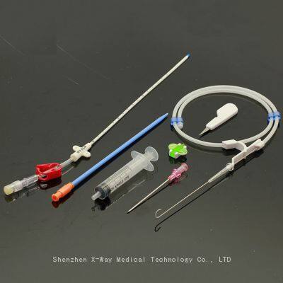 Single Double Triple Lumen Peripherally Inserted Central Venous Catheter Kits, 14G 16Ga 18Ga 20Ga 4F 5F 7F 8F Catheterization CVC Tube photo-3