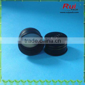 Black 18mm,20mm,24mm Aluminum Thread Cap,black Metal Screw Lid photo-3