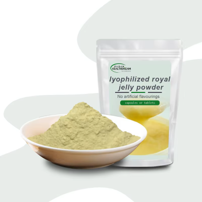 Factory Supply food grade Natural pure Royal Jelly  Powder Lyophilized  6% 10-HDA