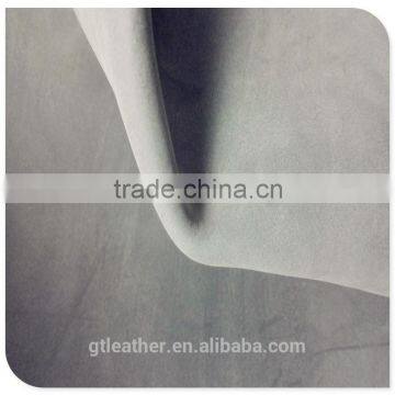 genuine white nubuck leather raw material for shoes and bags