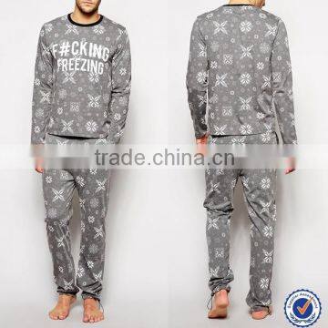 Made in China men clothing 100% cotton men's pajamas long sleeve men sleepwear pajamas