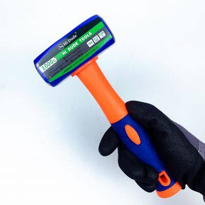1000G Size High Quality Stoning Hammer With Plastic Fiberglass TPR Handle