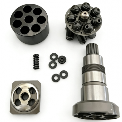 Rexroth A6VM55 moteur hydraulique pour la traction finale, groupe rotatif et pièces de rechange photo-1