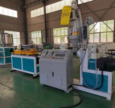 Plastic PP/PE/PVC Single Wall Corrugated Pipe/Double Wall Corrugated Pipe Extrusion Line photo-2