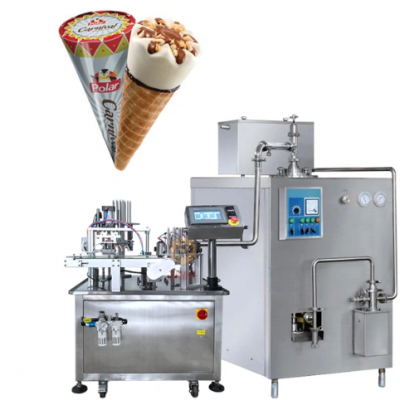 Linear Ice Cream Cup & Cone Filling Machine