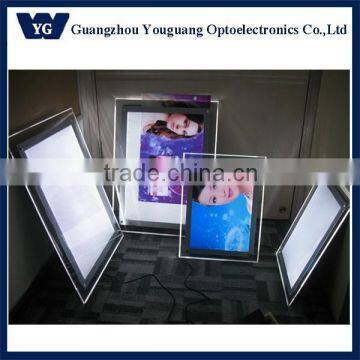 Acrylic LED light box for advertising LED backlit poster frame