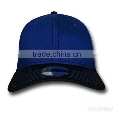 2016 High Quality Sample Free Custom Royal Blue Blank Cotton Joint Trucker Cap photo-2