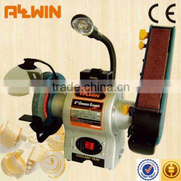 COMBO 6" Electric Bench Grinder Sander w/ Work Light