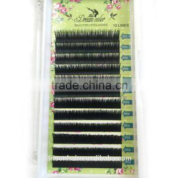 Top quality korean fiber faux mink eyelash extensions silk eyelash extensions wimpern eyelash                        
                                                Quality Choice