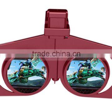 Mobile Mini 3D Virtual Reality Box Case Foldable VR Glasses Case For Men Live Show Sexy IMAX Moving Game photo-5