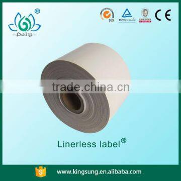 Peel off labels , Linerless label